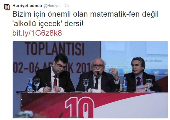 Hürriyet'ten eğitim şurasıyla ilgili algı operasyonu